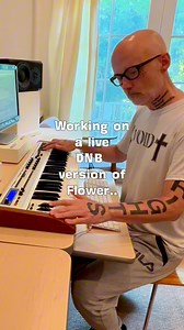 Working on a live DnB version of Flower for @portolafestival | Moby