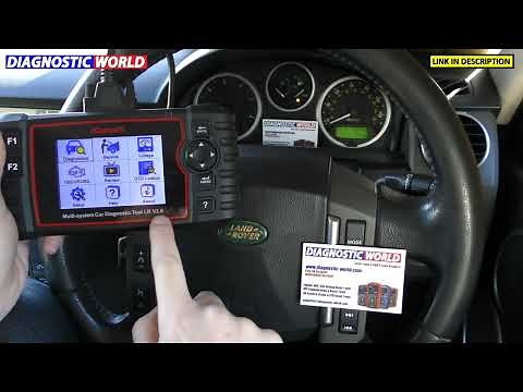 Check Engine Reset iCarsoft LR v3.0 Land Rover & Jaguar Scan Tool Demonstration
