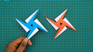 220K views · 10K reactions | Handmade paper toy ninja star - How to make kakashi (Kamui Shuriken) from paper - DIY Toy Ideas #Origami #Crafts #NinjaStar | Entertaining Arts | Facebook