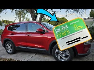 Where to Stick Florida Sun Pass Mini on Car Windshield