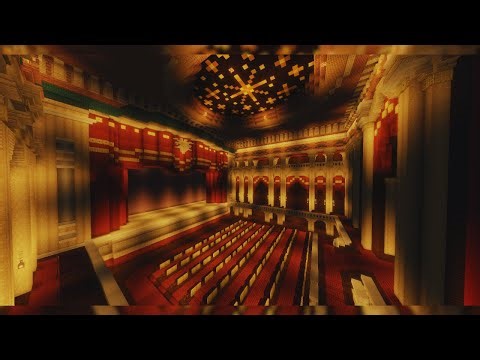 A Minecraft Theater - Full Timelapse