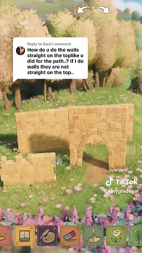 How to Create Flat Walls in Tiny Glade Game