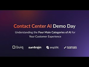 Contact Center AI Demo Day Recap and Review | AmplifAI