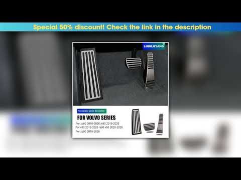 Flash Sale Car styling for Volvo xc60 xc90 s90 v90 s60 v60 xc40 accelerator pedal non-slip foot ped