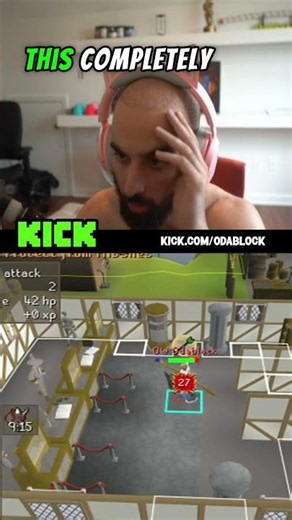 Oda fights with one hand and gets the escape! #odablock #runescape #osrs #kick #pvp #gaming