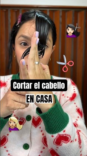 Cómo Cortar el Cabello Tú Misma en Casa ✂️ | Corte Fácil y Rápido (Tutorial en 1 Minuto)