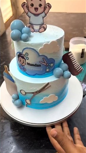 baby 🍼 cake decorating 🤤 customise #cakedesign #suhelr7 #ytshortsindia #shortsvideo #nandani #viral