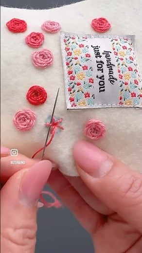 How to do woven Rose Stitch | Easy Beginner Embroidery