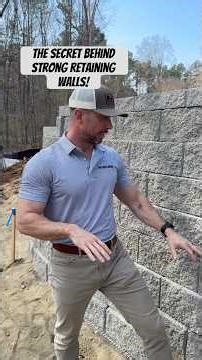 “The Secret Behind Strong Retaining Walls”