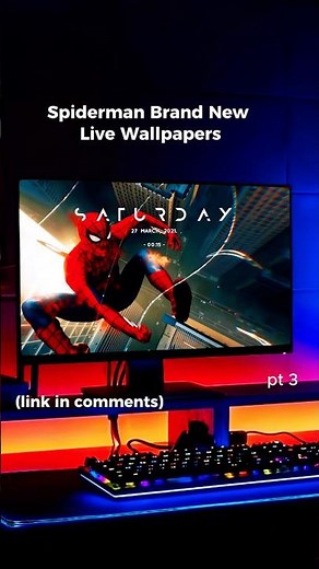 SPIDERMAN Live Wallpapers for PC || Pt.3 || FREE to DOWNLOAD