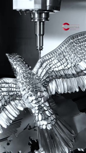 Von der Idee zum Adler: 40 Stunden CNC-Fräsprozess