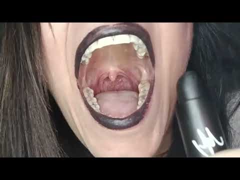 black lipstick for very large mouths