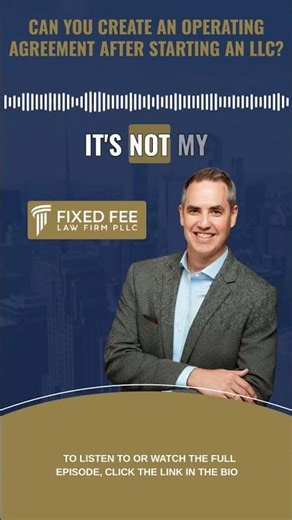 Can You Create An Operating Agreement After Starting An LLC?