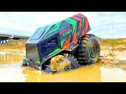 RC car challenge Sherp on remote control OFF Road adventures