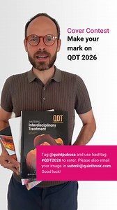 📷 🦷 COVER CONTEST: Make your mark on QDT 2026! Like last year, we’re partnering with Vincent Fehmer, editor-in-chief of QDT, to host another cover contest for QDT 2026. Do you have an exceptional photograph that can make the cut? We’re talking beauty shots, interesting angles, new perspectives, and creativity galore. Share your masterpiece using #QDT2026 and tag @quintpubusa in your image for a chance to be part of our bestselling title for dental technicians and esthetic dentists. Please also