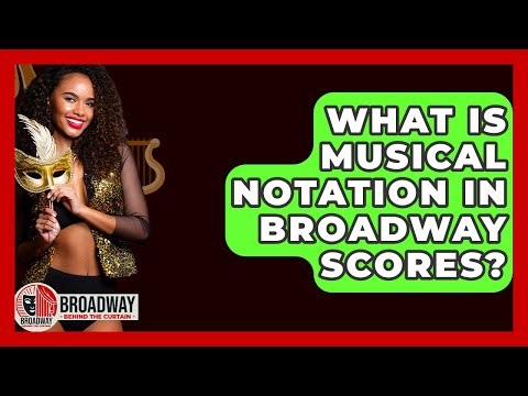 What Is Musical Notation In Broadway Scores? - Broadway Behind The Curtain