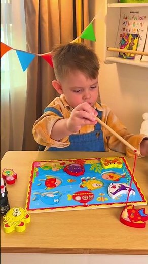 Fishing Fun! 🎣 Magnetic Adventure for Young Explorers #playtime #learning