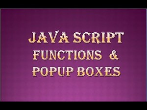 JS Function and popup Boxes||popup boxes||alert box||prompt box||confirmation dialogue box||alert