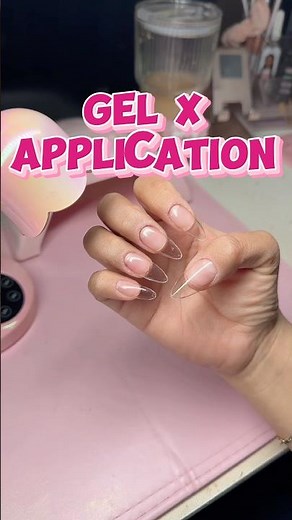 Beginner Gel-X Application💅🏽 How To: Gel-X Nails At Home #GelXApplication #nailtutorial #NailInspo