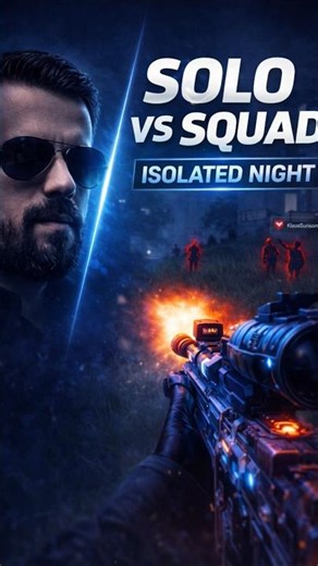 Solo vs Squad in ISOLATED NIGHT… bad idea? 🌙 | CODM BR