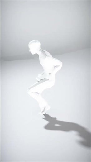 Stylized Human Character in Dynamic Pose