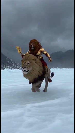 Glacier Par Ek Saath Darshan 😱 Mahadev 🔱 Narsimha 🦁 Aur Ganesh Ji 🙏 #narsimha #mahadev #shiv
