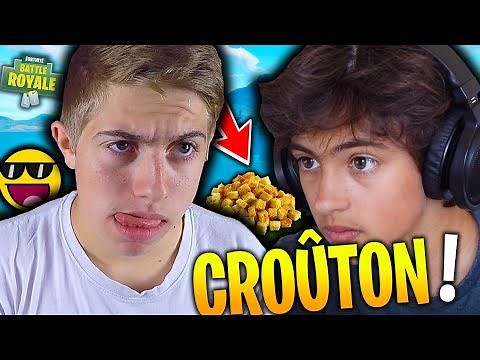 NOTRE PREMIERE GAME EN MODE TEAM CROÛTON AVEC INOXTAG SUR FORTNITE BATTLE ROYALE !!!