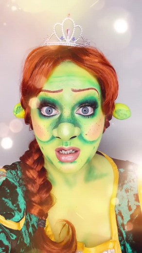 Princess Fiona Makeup Transformation Tutorial