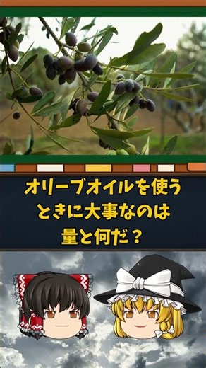 [Yukkuri Commentary Short Part 3] The Health and Nutrition of Olive Oil #shorts