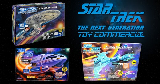 Star Trek TNG Toy Battle – Enterprise-D, Shuttlecraft & Klingon Ship Ad -------------------------- Warp into the 90s with this action-packed commercial for Star Trek: The Next Generation toys by Playmates, featuring the Enterprise-D, Klingon Attack Cruiser, and Starfleet Shuttlecraft Galileo! This vintage ad showcases the detailed starships and vehicles that fueled countless backyard battles and interstellar adventures. With opening hatches, firing phasers, and collectible packaging, these toys 