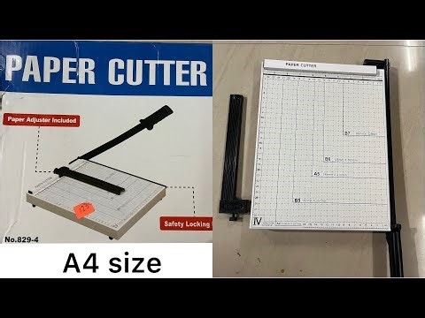 Paper cutter A4 size cuts uniformly and accurately a5 to b6 in school project,crafting etc