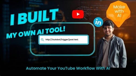 I Got Tired of Writing YouTube Posts — So I Built This AI Tool -- #Part1 | Atul Kumar Singh