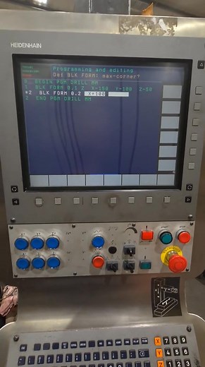 “Beginner guide:Drilling program in Heidenhain” #cncbeginner #learntocnc #cnctraining #heidenhain #cncforbeginners | Ella Ella