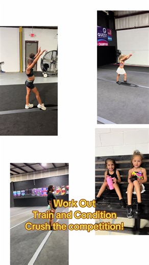Saturday Work Outs! Train hard to make performing easy! Level 1 is your foundation for all advanced skills, don’t ever lose your Level 1 skills #conditioning #tumble #competitivecheer #tumblecoach #cheercoach