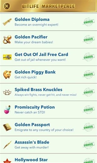 Bitlife everything unlock + new updates unlock(golden resume)