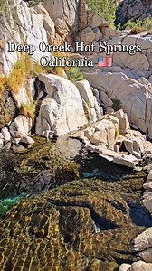 Deep Creek Hot Springs, California 🇺🇸 #deepcreek #placestovisit #elviajedekarla #summer #california #fyp | Karla Castillo