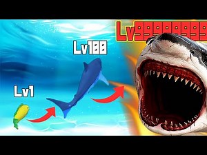小魚に魚を食わせまくって巨大サメに進化させるゲーム!!【Hyper Evolution】