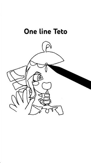 [Approve please, Genie!] I drew Kasane Teto from the outline!