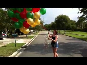 Balloons flying to the sky