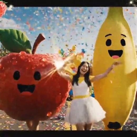 Fruit Mascots Street Dance! 🍌 Fun Videos for Children #fyp #foryou #kidsdance