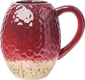 Silver Buffalo Game of Thrones Red Dragon Egg Ceramic 3D Sculpted Mug, 20 Ounces