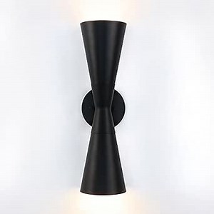 Wall Sconce Bathroom Sconces Lighting, 13 inch Black Modern Sconces Up Down Lights Wall Decor Indoor Wall Light Fixtures for Living Room Hallway Staircase Bedroom Hardwired