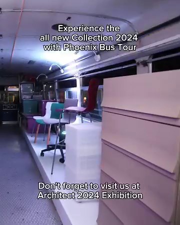 Don't miss out on Architect 2024, the pinnacle of architectural innovation, awaits you! Visit and experience our all new Collection 2024 with Phoenix Bus Tour❤️🔥 Save the date: February 23rd to 25th at BMICH. See you there! | Phoenix Industries