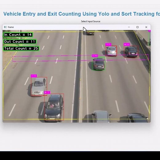 🚗AI-Powered Vehicle Entry & Exit Counting System Using Computer Vision