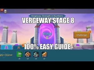 Lords mobile Vergeway Stage 8|Vergeway Strength In Numbers Stage 8 Easiest Guide