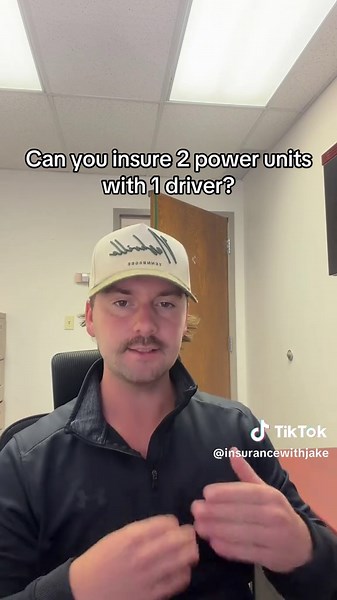 One Driver, Two Power Units: Insurance Carrier Views