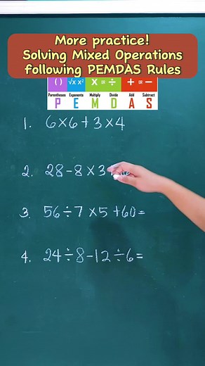 Mastering PEMDAS Rule for Solving Mixed Operations in Math