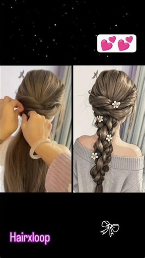 Trendy ✅️Braid Hairstyle with Beads ✨ Easy & Cute Hair Tutorial for Girls #shorts #braids #trending