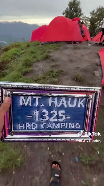 Plakat Trip Camping di Gunung Hauk 2025