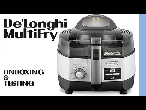 De'Longhi MultiFry Air Fryer With Surround Heating System, Multi Cooker Grilling, Broiling,Roasting